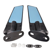 Black Wing Fin Rearview Mirrors For Honda CBR600F 2011-2014 CBR650R 2019-2023