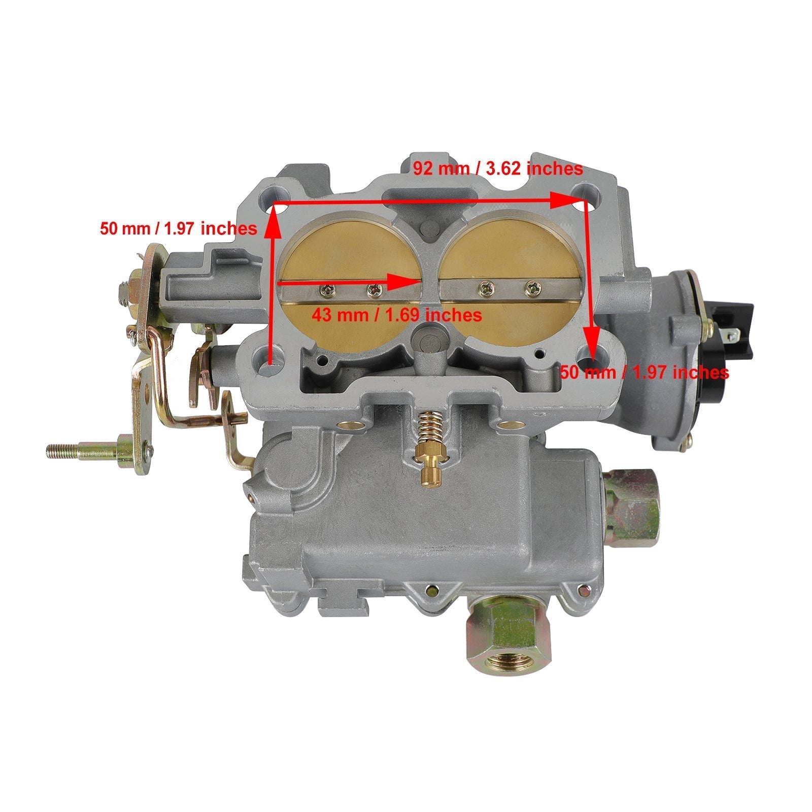 Mercruiser Stern Drive Mercury Marine Carburetor Carb with a Long Linkage MERC2-3.0L-EC-L
