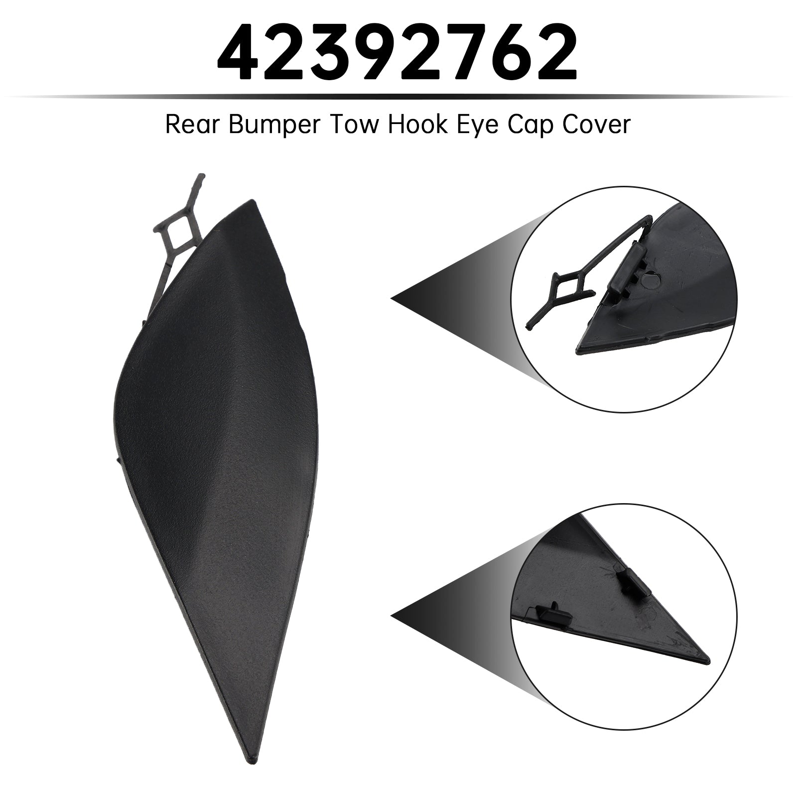 Rear Bumper Tow Hook Eye Cap Cover 42392762 for Chevrolet Trax 2017-2022