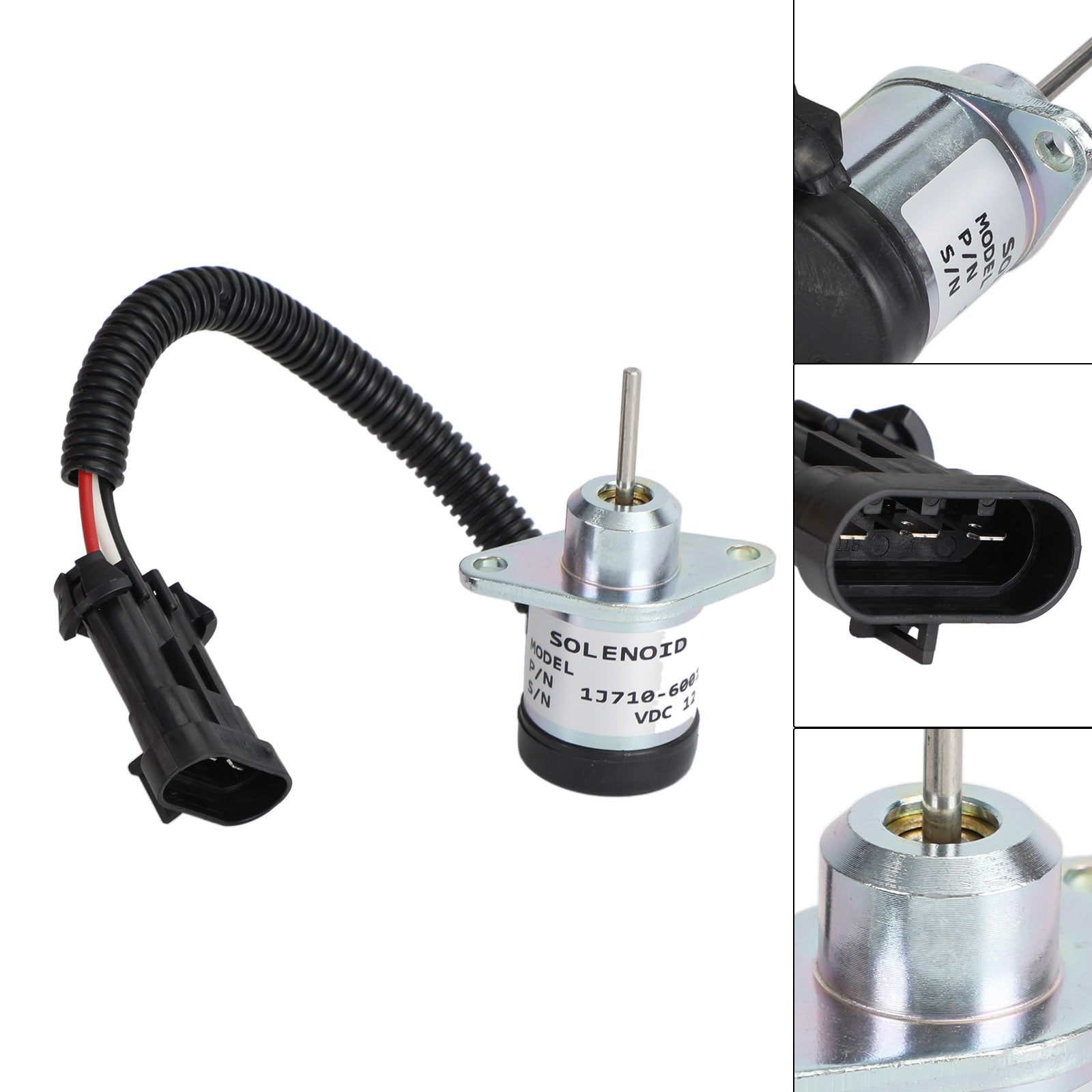 1J710-60011 12V Shutdown Device Solenoid Fits For Kubota Engine V2607