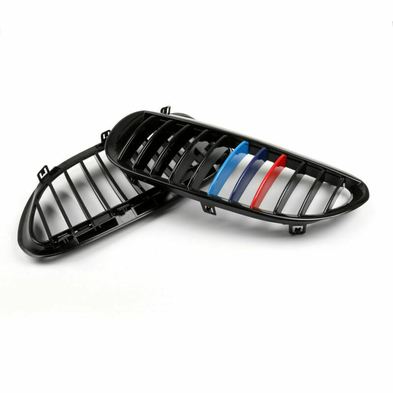 2004-2010 BMW E63 Coupe/E64 Convertible /Fit 645ci 650i and M6 Gloss Black M Color Grille Generic