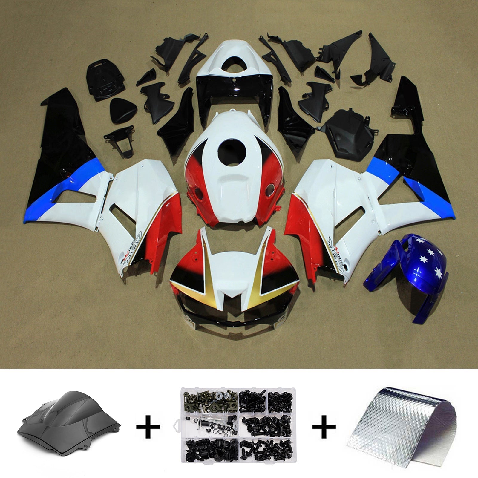 Injection Fairing Kit Bodywork Plastic ABS For Honda CBR600RR 2013-2025 F5