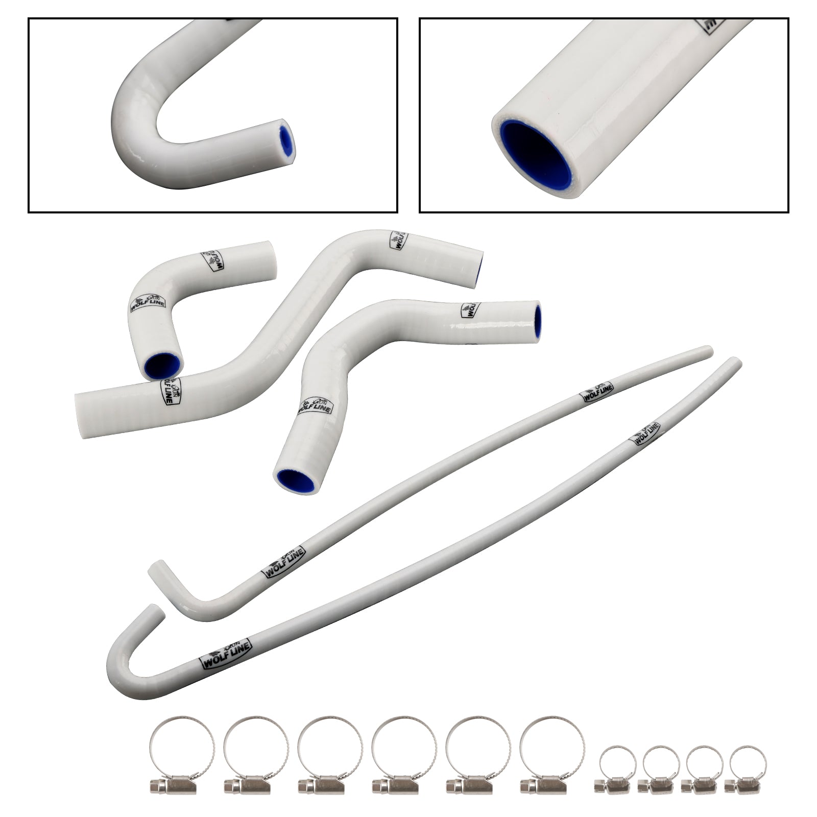 2017-2026 Kawasaki Z900 Silicone Radiator coolant Hose kit
