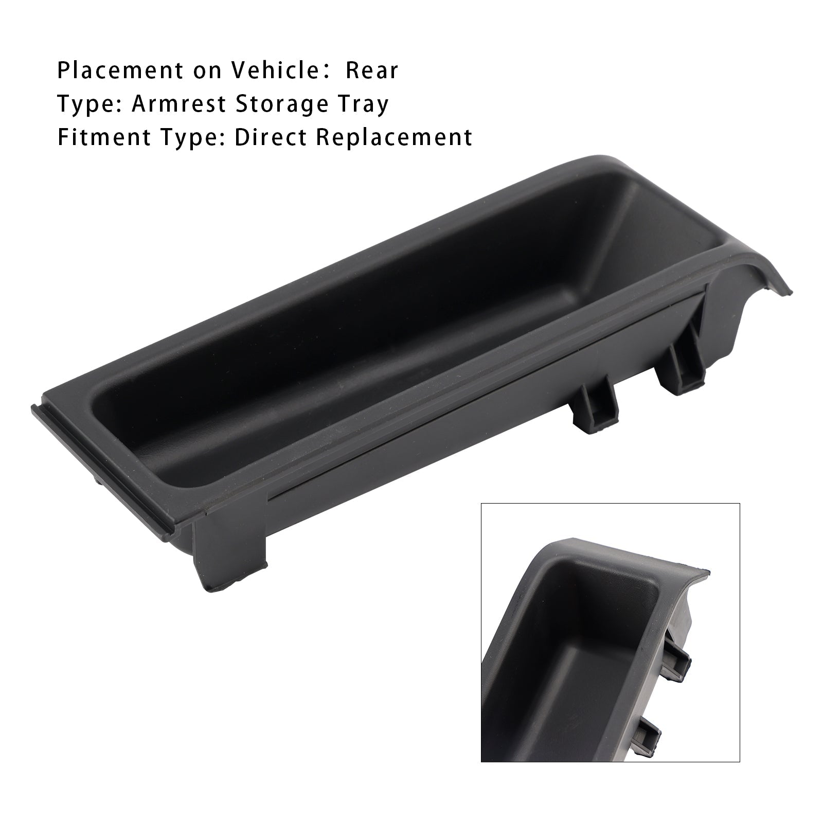 BMW E39 E38 525 528 530 740 745 Armrest Storage Tray 51168215943