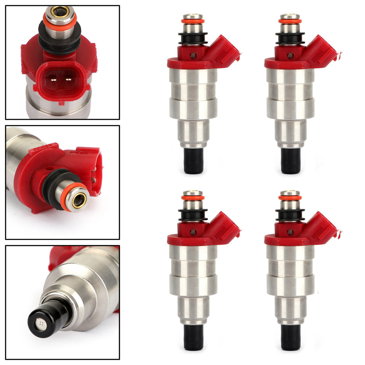 1990-1993 MAZDA B2600 LE. 5 EXTENDED CAB PICKUP 2-DOOR 4Pcs Fuel Injectors G609-13-250 Generic