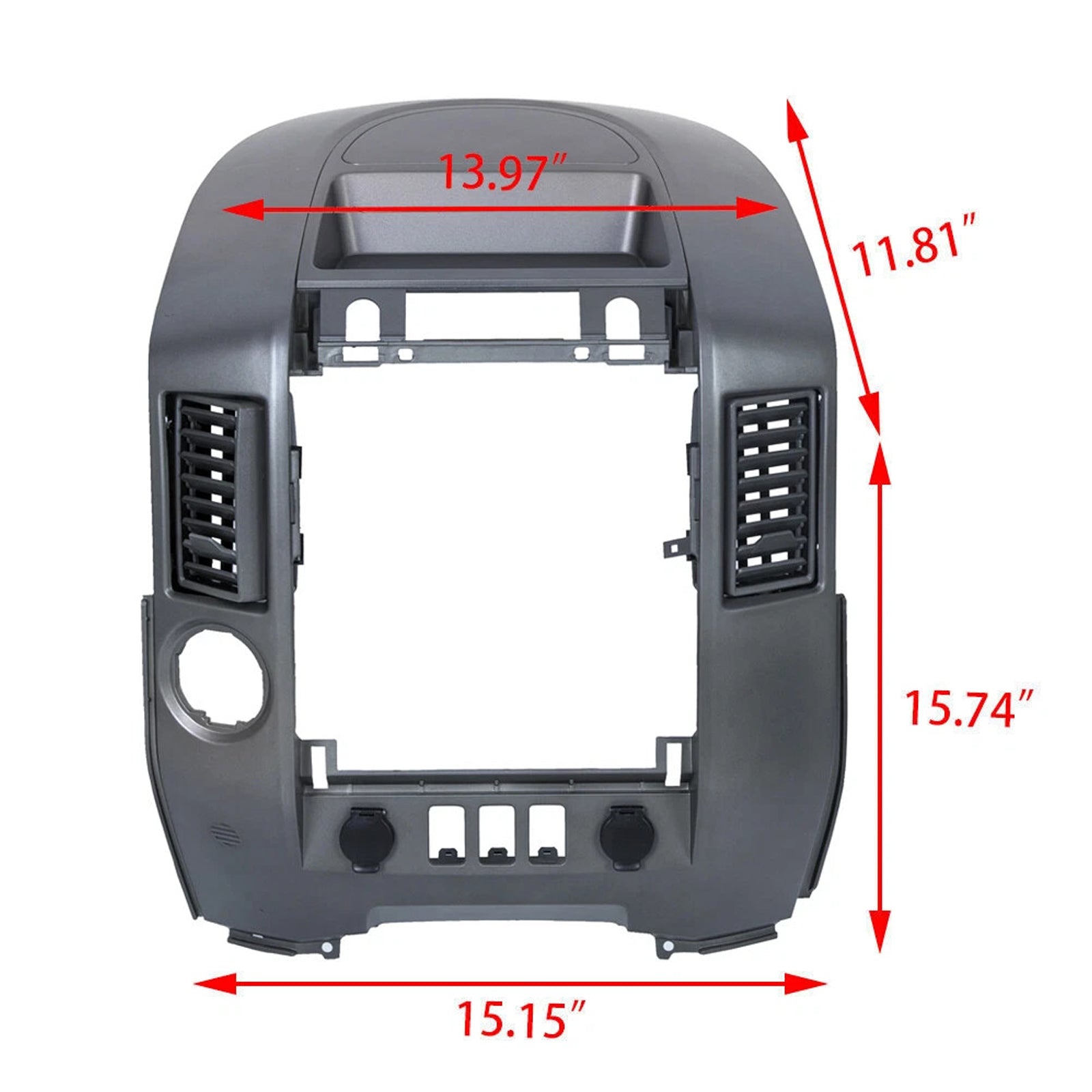 2004-2006 For Nissan Titan SE & XE WITHOUT center speaker Center Dash Radio Bezel Instrument Panel 68257-7S000