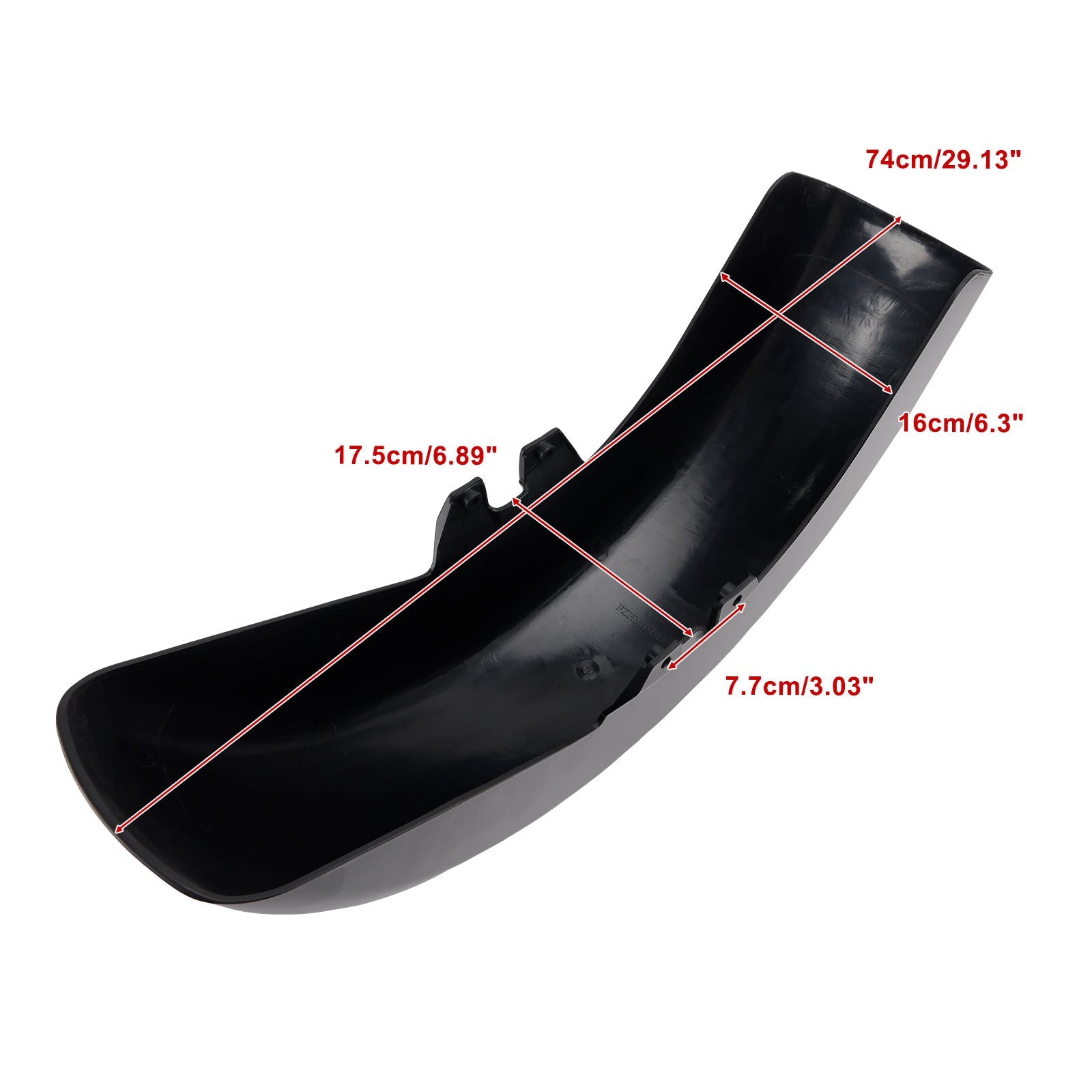 1989-2013 For Road Glide Road King ABS Front Fender Black