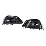 2021-2025 Audi Q5 SQ5 S-Line Black Front Fog Lamp Grille Grill Cover