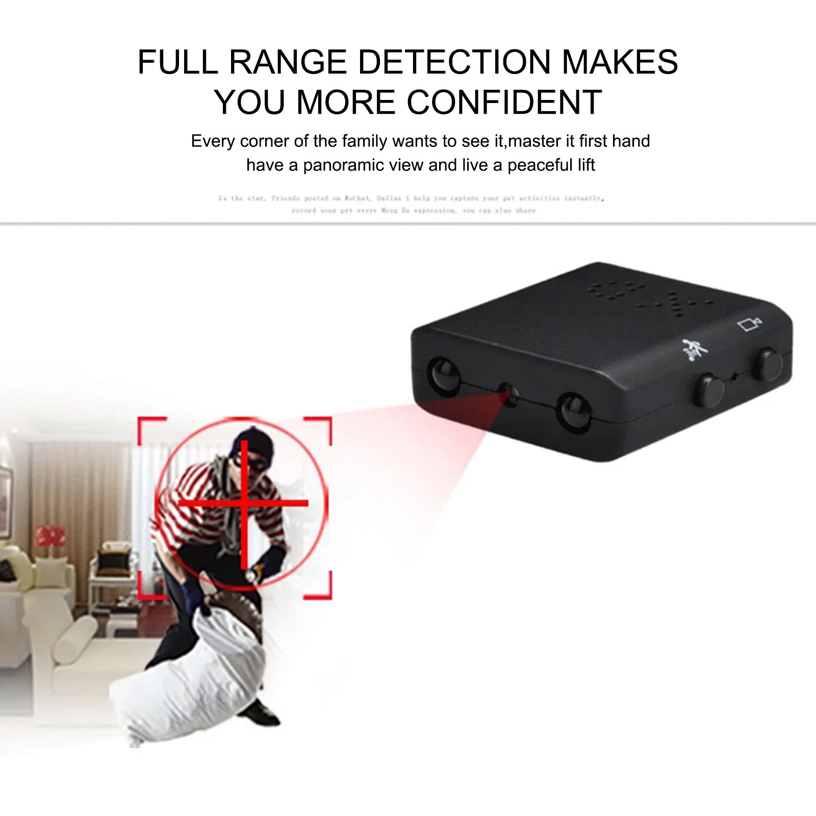 1080P Mini HD Camera Motion Home Security Recording Cam Night Vision
