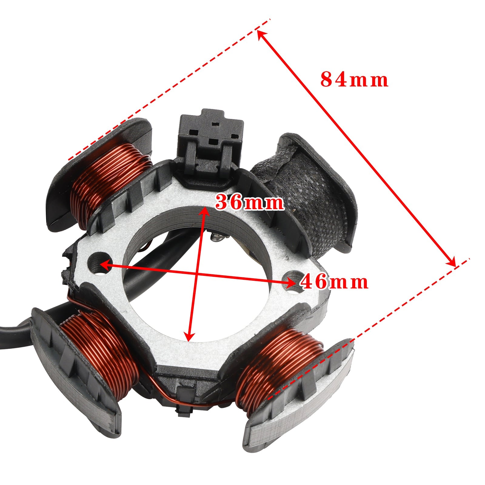 STATOR MAGNETO 84MM FOR SUZUKI ADDRESS KATANA 50 APRILIA HABANA 50 2T MORINI
