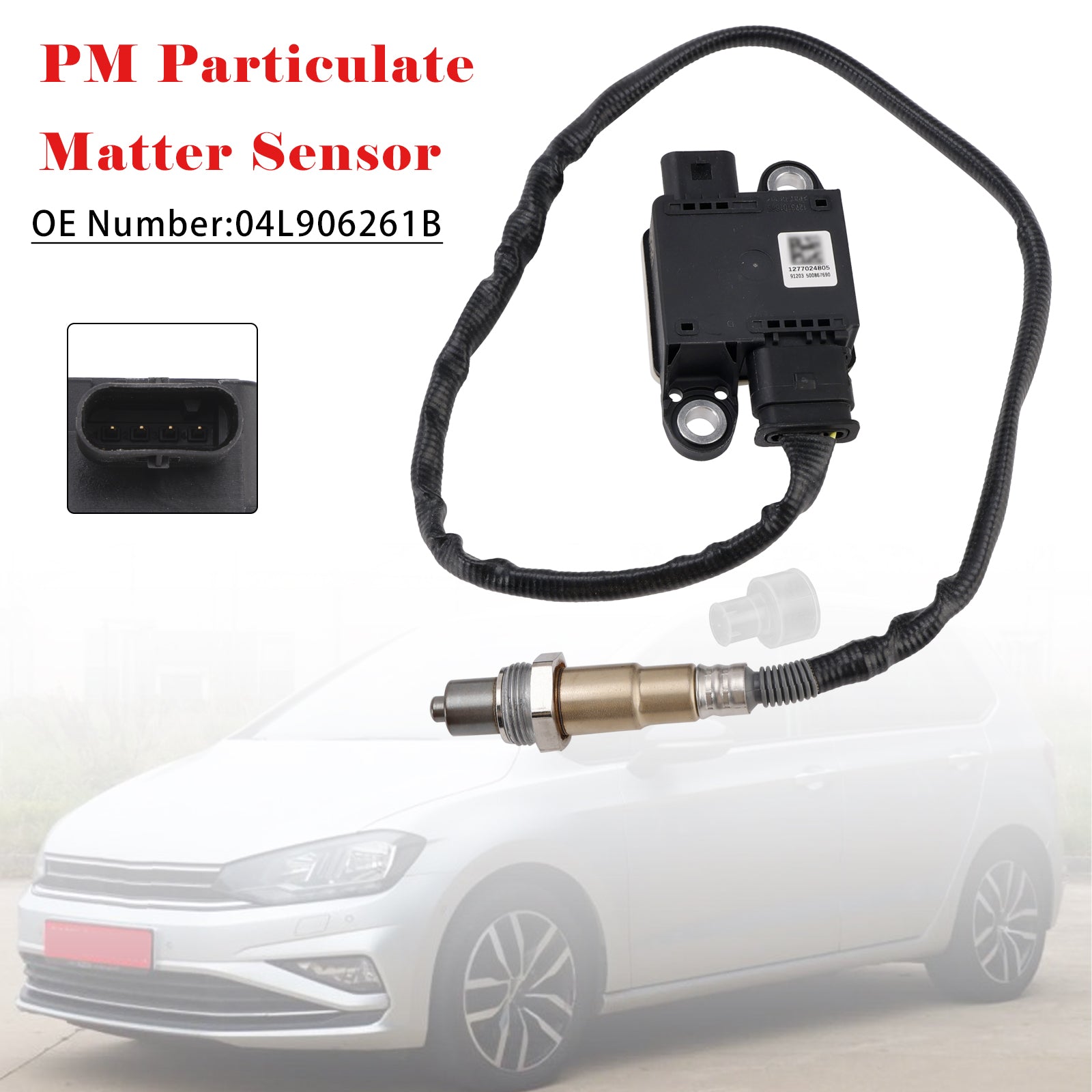 2015/04-2019/07 VW California T6 Camper (SGC, SGG, SHC) 2.0 TDI 84PS/62KW PM Particulate Matter Sensor 04L906261B