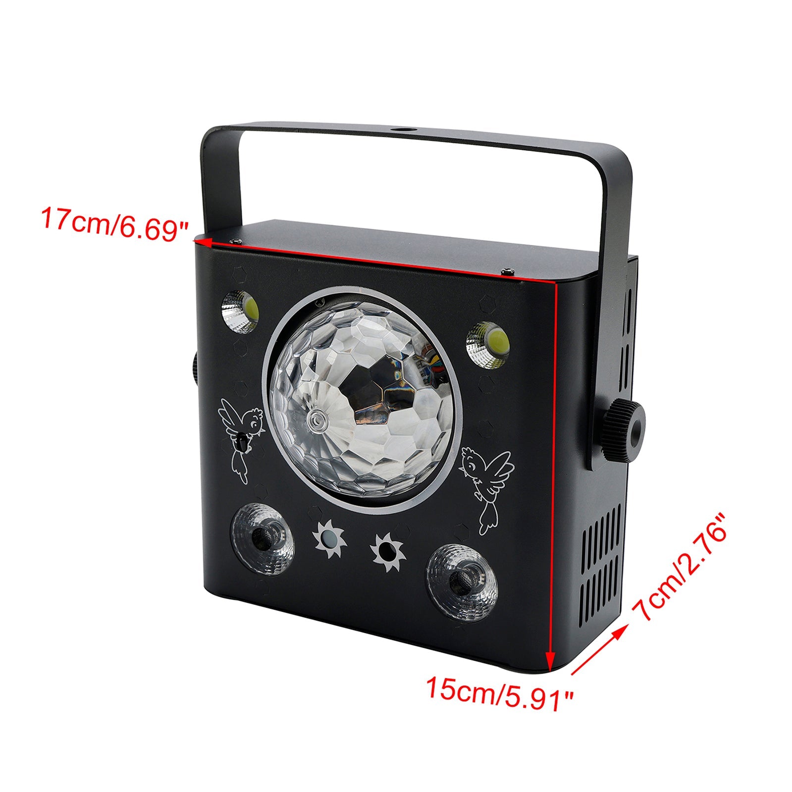 DMX RGB LED Beam Scanner Projector DJ Disco Party Stage Strobe Laser Light