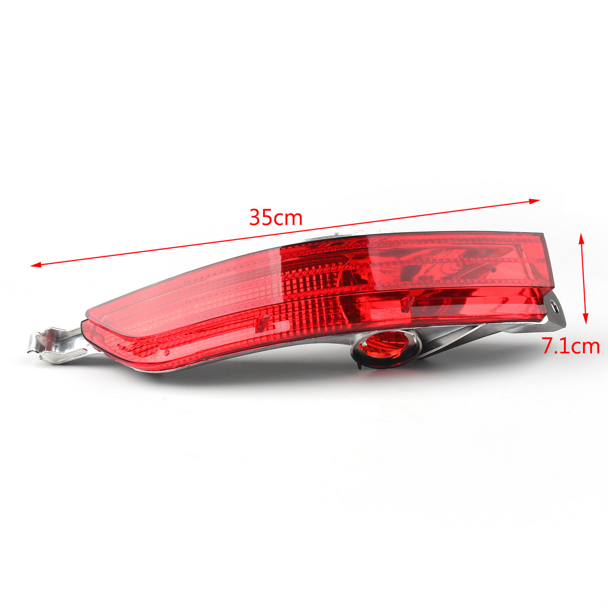 Left Red Rear Fog Lamp Bumper Cover Reflector For VW Touareg 2011-2014