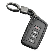 Leather Silicone Car Key Case Cover With Buckle For Lexus