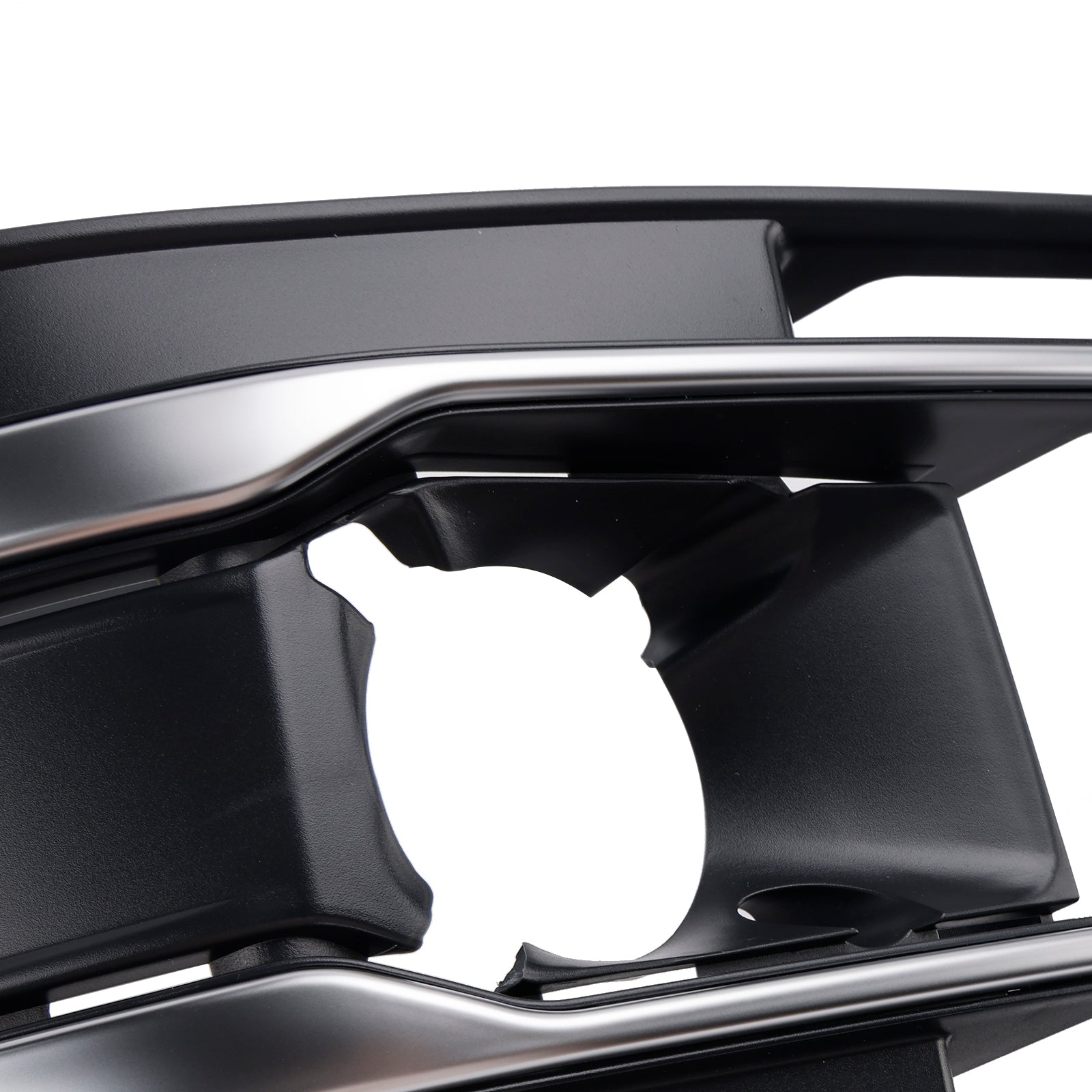 2016-2019 Fit Audi Q7 2PCS Front Bumper Fog Light Grille Cover 4M0807682AA4W3