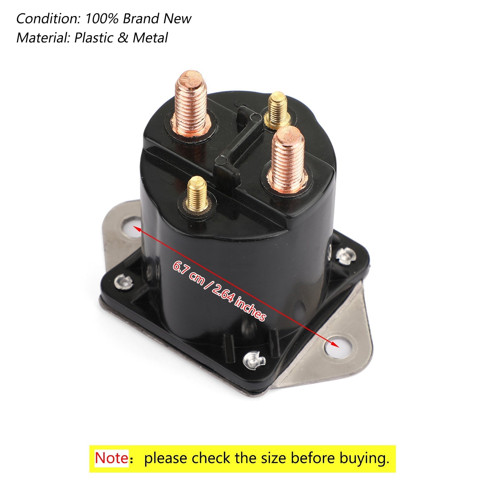 Solenoid 1013609 For Club Car 12V Gas Golf Cart 1984-UP DS & Precedent Generic