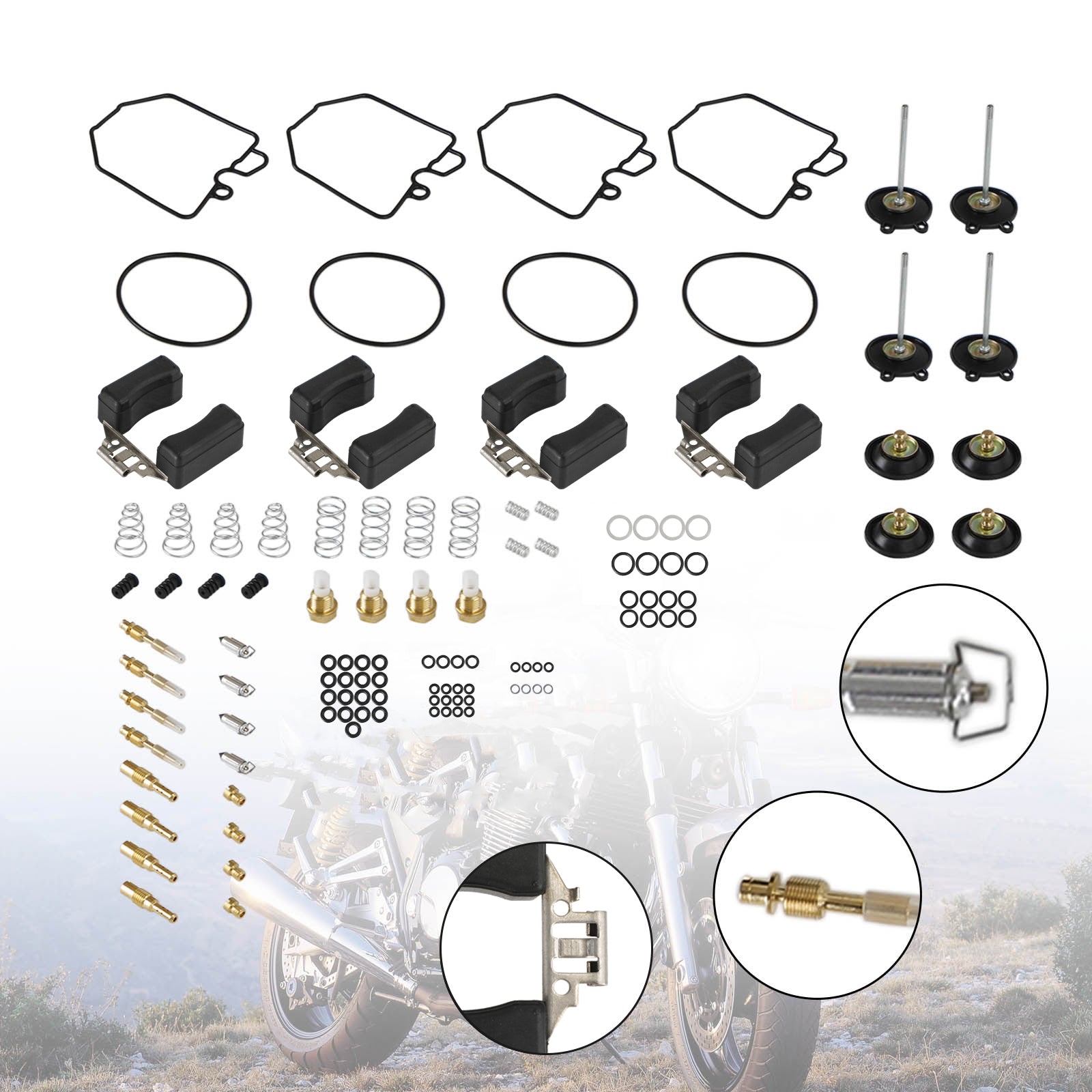 1980-1983 Honda Goldwing 1100 GL1100 Carburetor Rebuild Repair Kit