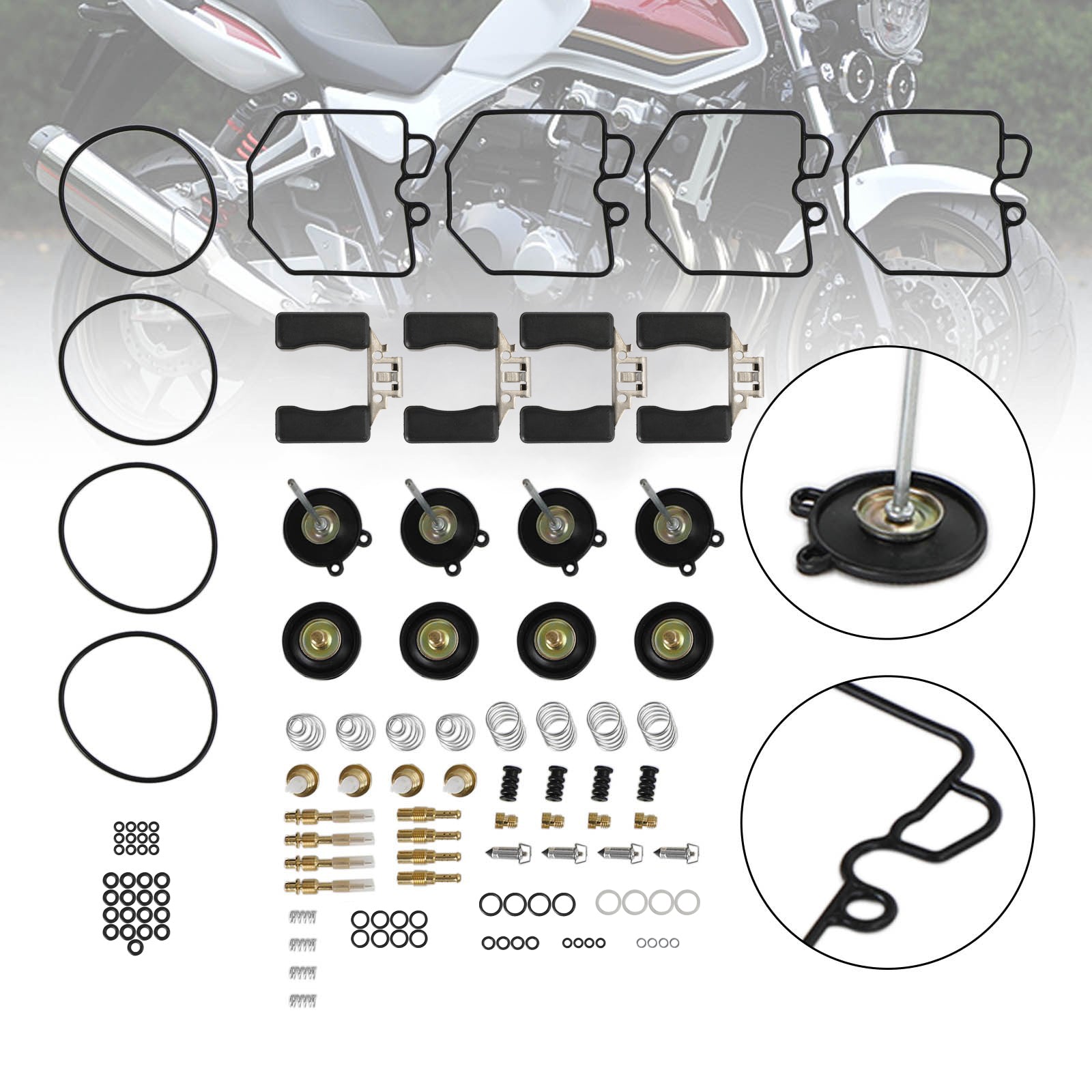 1980-1983 Honda Goldwing 1100 GL1100 Carburetor Rebuild Repair Kit