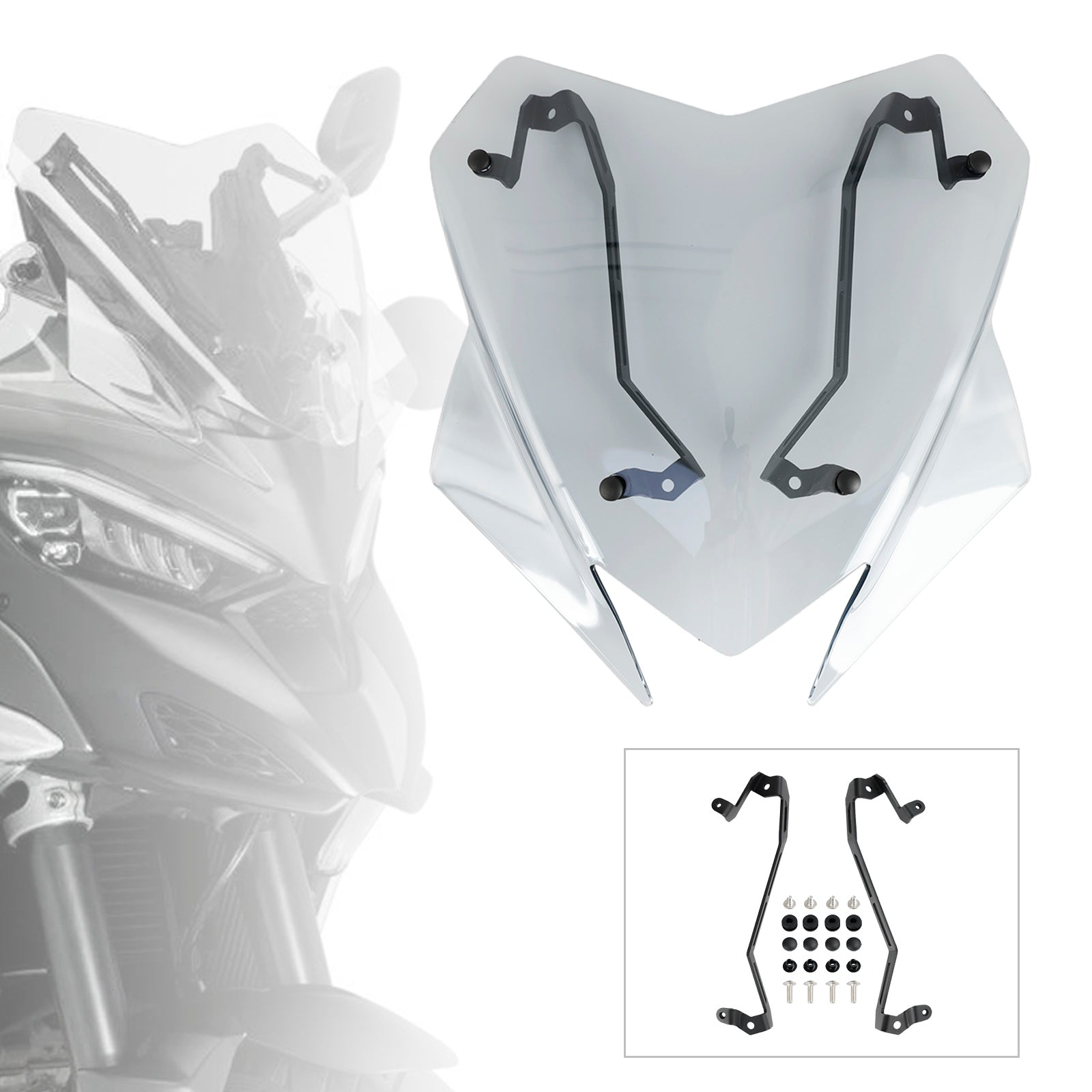 2021-2023 DUCATI MULTISTRADA V4/S/S SPORT Windshield WindScreen Generic