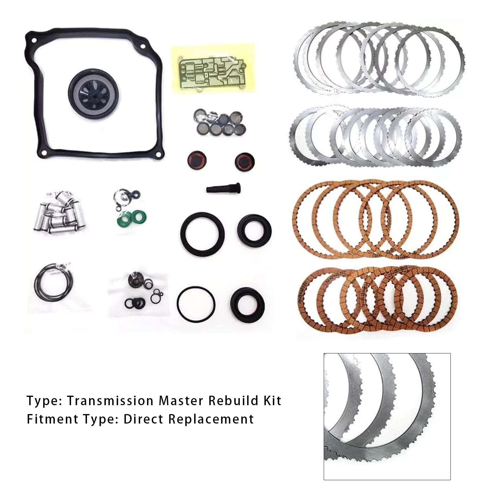 AUDI VW Auto Transmission Master Rebuild Kit Overhaul Clutch Plate 0BH DQ500