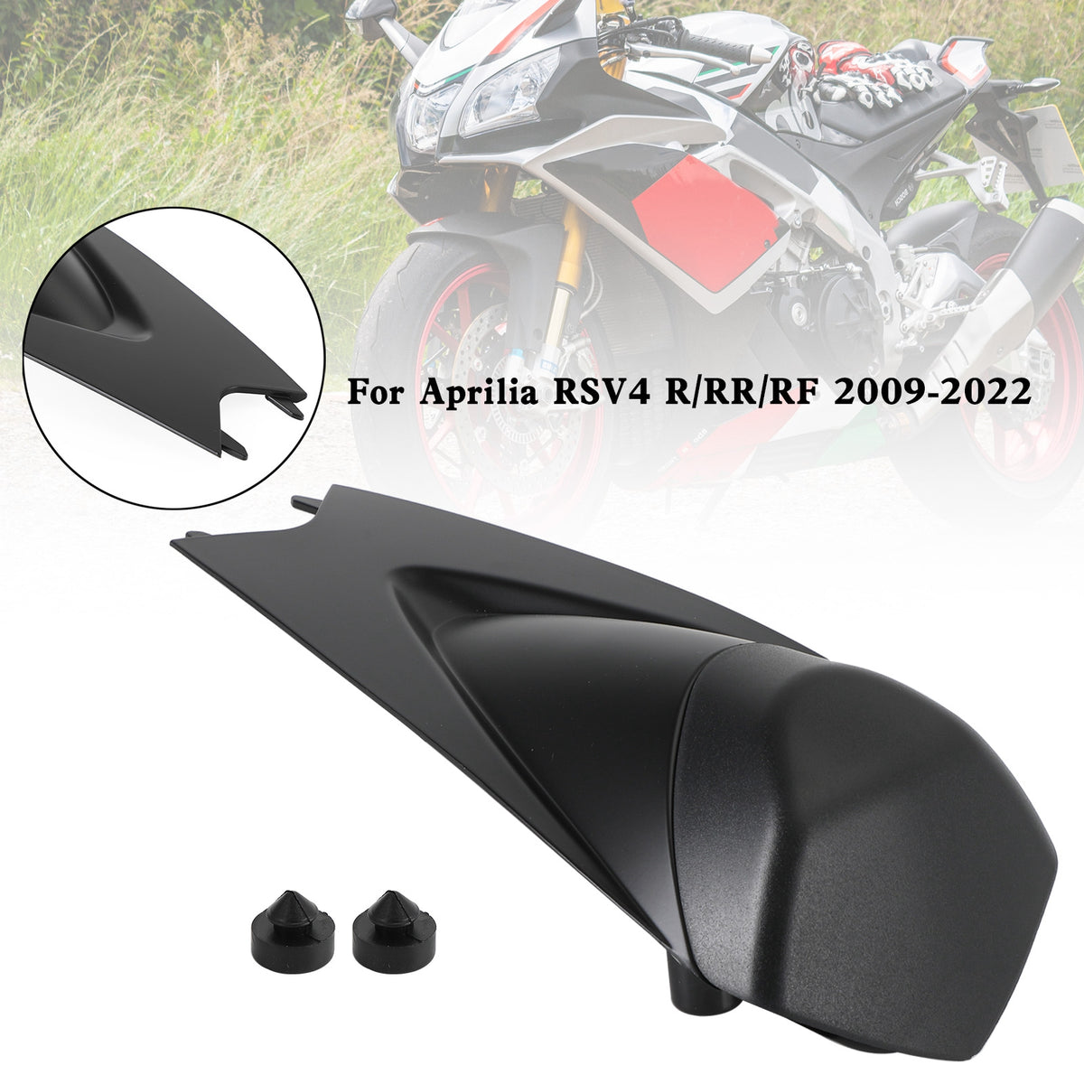 Rear Seat Cover Fairing Cowl for Aprilia RS4 RSV4 1000 2009-2022 Matt Black