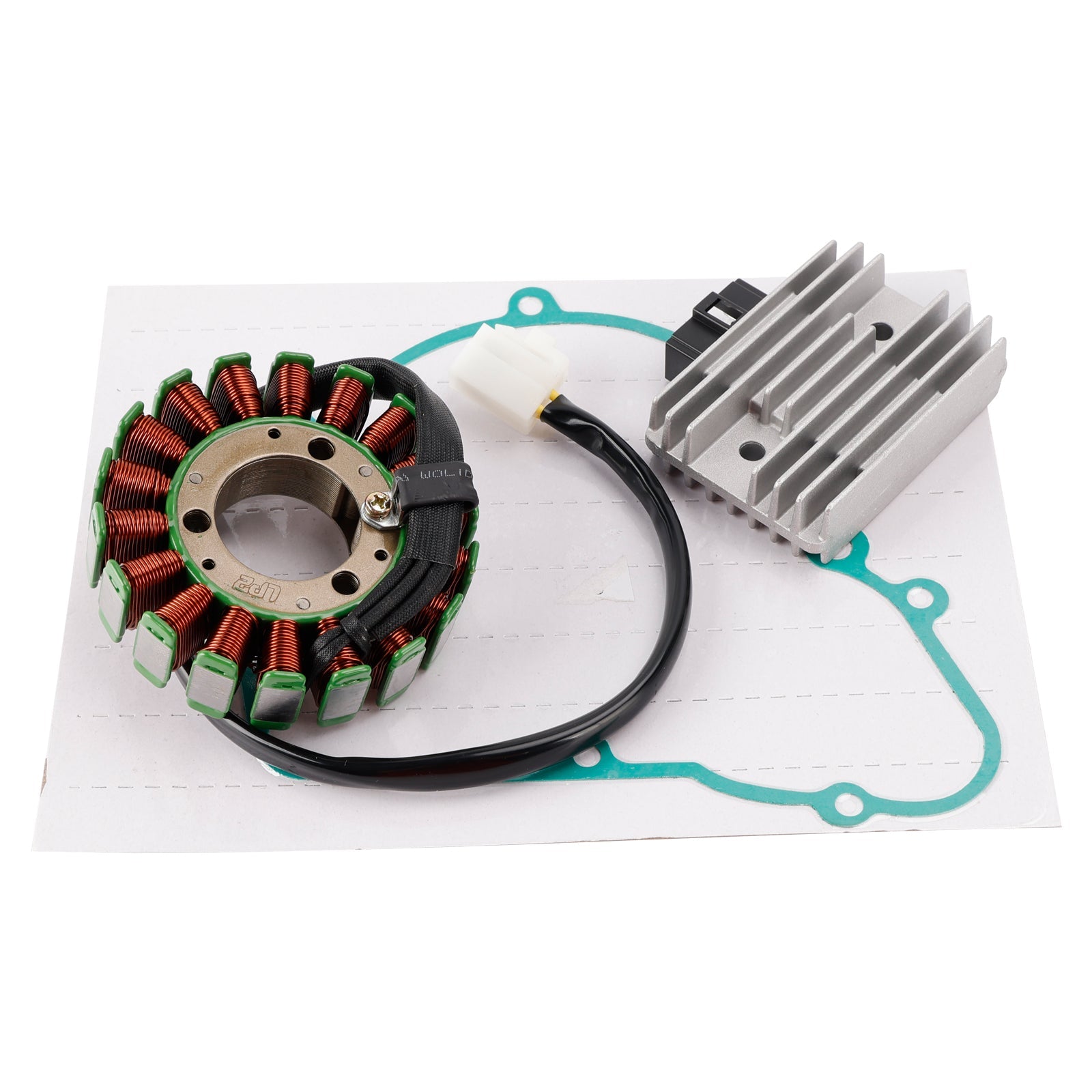 1996-2002 Kawasaki KLF220 Bayou 220 2WD Stator Regulator Rectifier & Gasket 21003-1287 11009-1672
