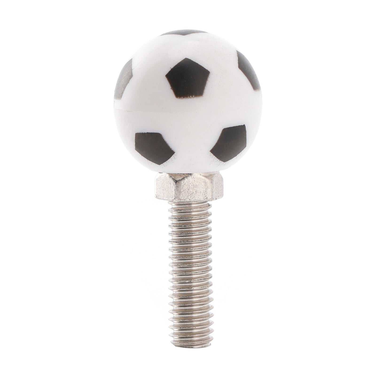 M6 Plastic Custom Head Soccer License Plate Frame Screws Bolts Hardware X4