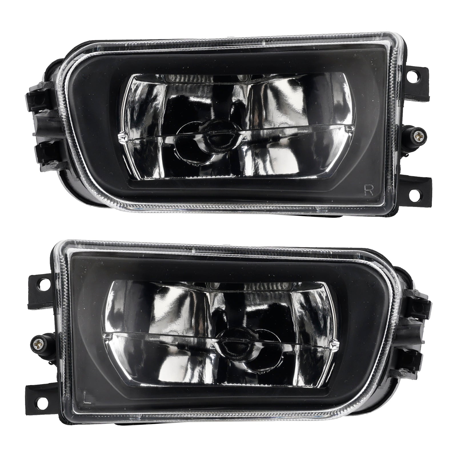 1997-2001 BMW Z3 Pair Front Bumper Fog Light Lamp Housing Shell 63178360575 63178381977