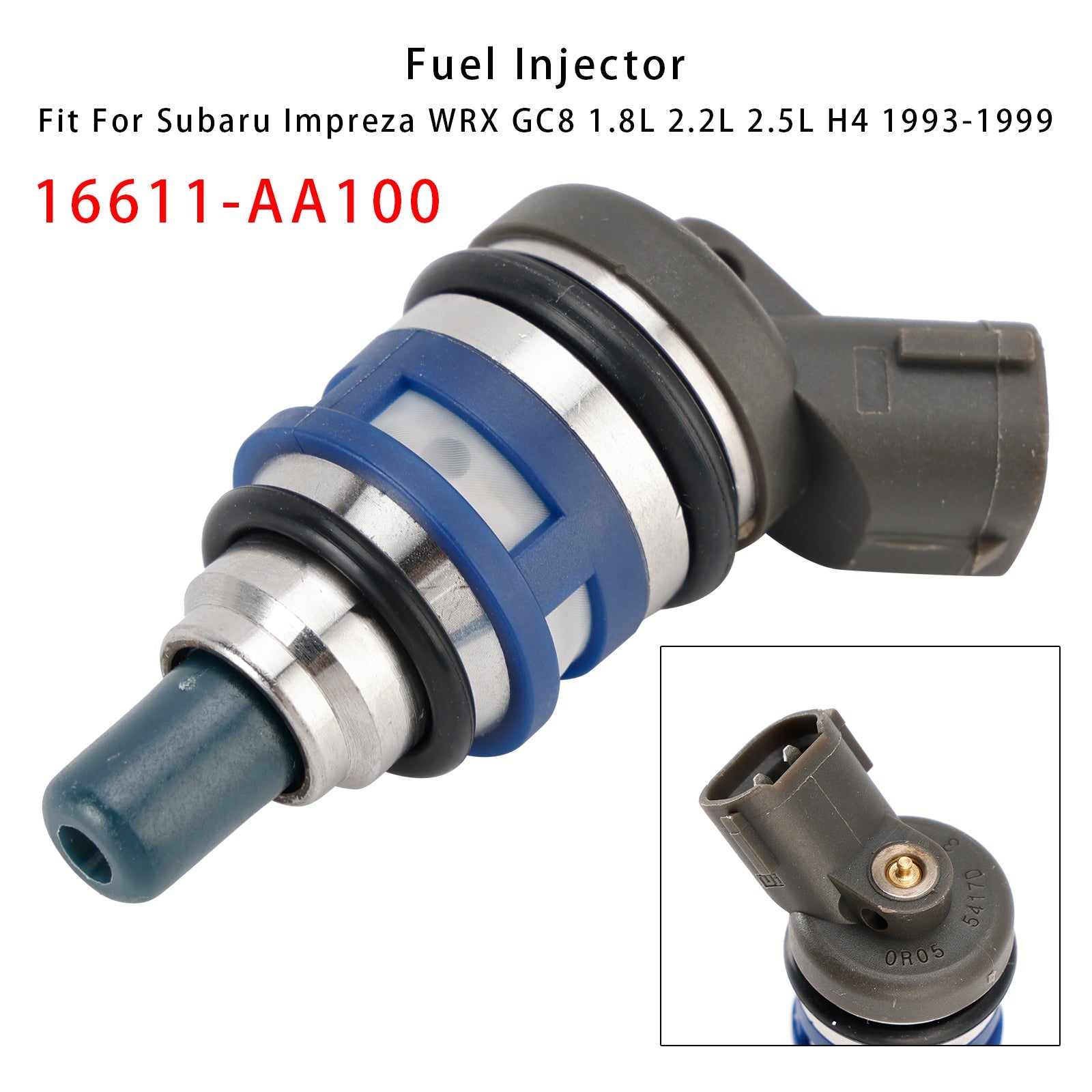 1993-1999 Subaru Impreza WRX GC8 1Pcs Fuel Injector 16611-AA100