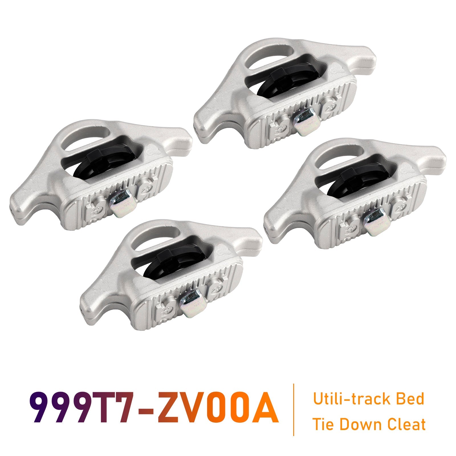 2004-2015 Nissan Titan 4 Pcs Utili-track Bed Tie Down Cleat 999T7-ZV00A