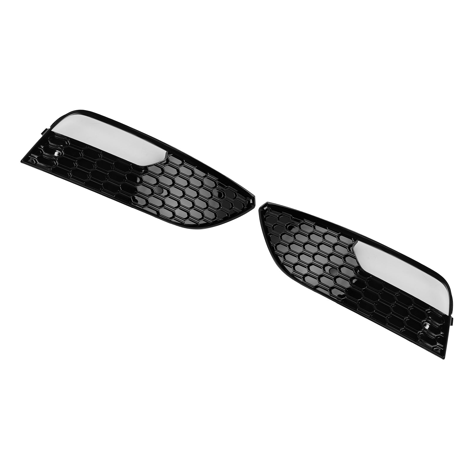 2012-2016 Audi A3 2PCS Front Bumper Fog Light Cover Grille Grill