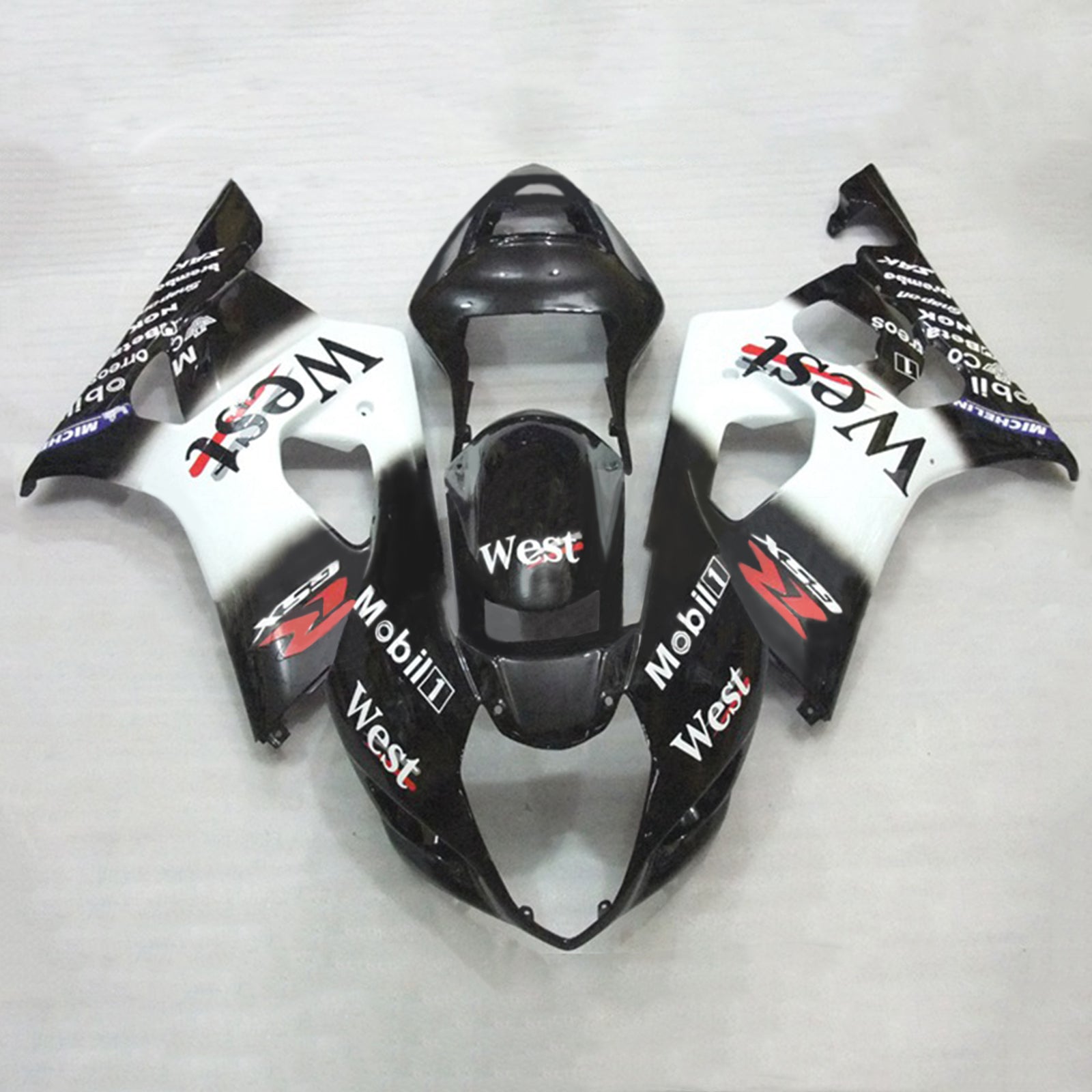 2003-2004 Suzuki GSXR1000 K3 Injection Fairing Kit Bodywork Plastic ABS