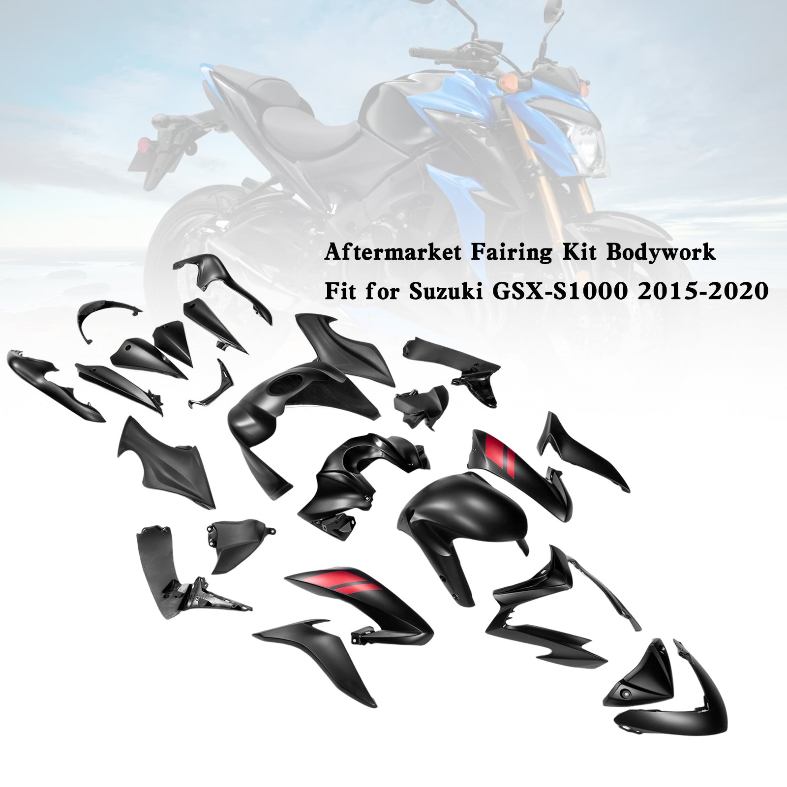 2015-2020 Suzuki GSX-S 1000 Plastic Bodywork Fairing Kit
