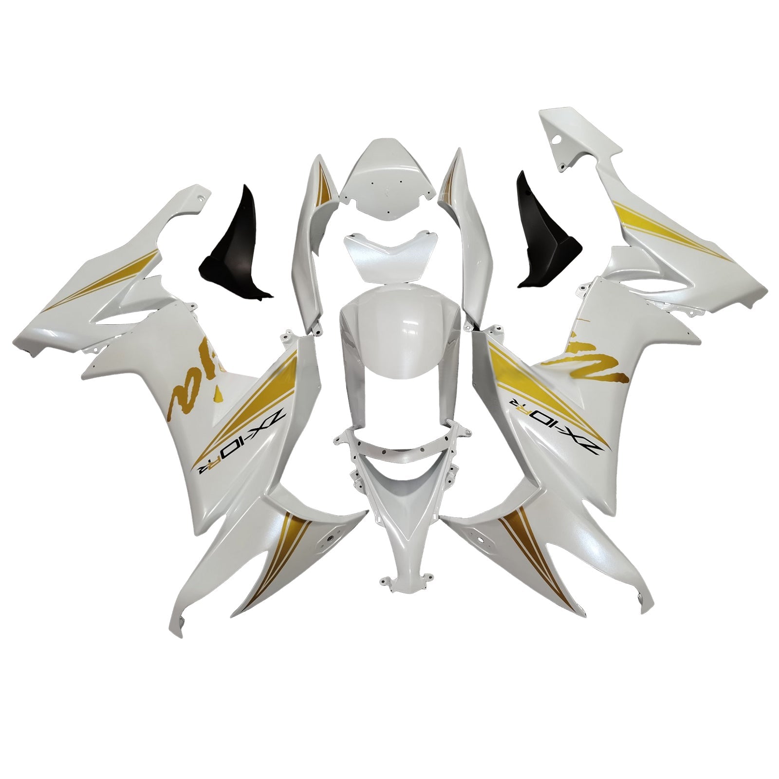 Injection Fairing Kit Bodywork Plastic ABS fit For Kawasaki ZX10R 2008-2010