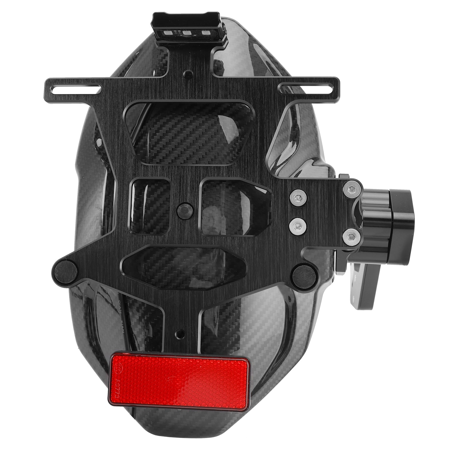 Real Carbon Fiber Rear Fender Bracket LED Fit For Honda CBR650R CB650R 2024-2025