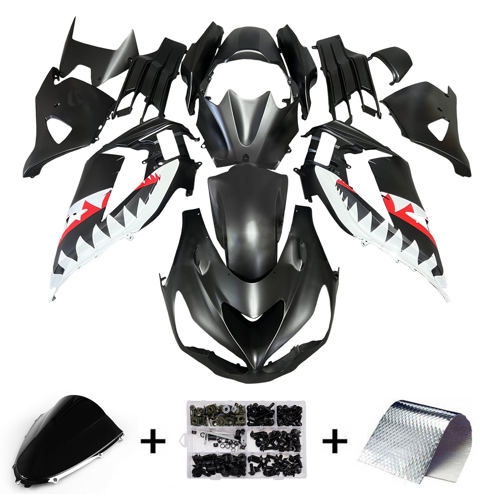 Injection Fairing Kit Bodywork fit For Kawasaki ZX14R ZZR1400 2012-2026