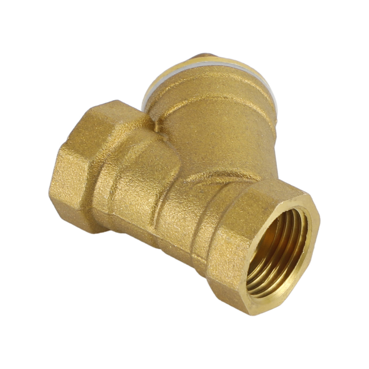1/2" Female NPT Brass Y Strainer For Fire Alarm Lines and Plumbing