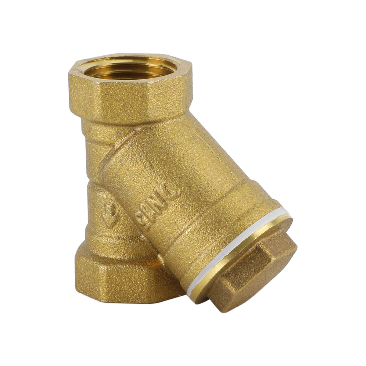 1/2" Female NPT Brass Y Strainer For Fire Alarm Lines and Plumbing