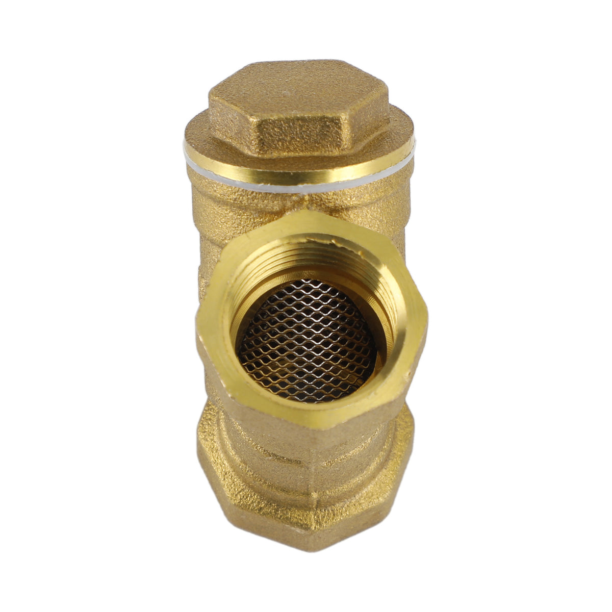 1/2" Female NPT Brass Y Strainer For Fire Alarm Lines and Plumbing