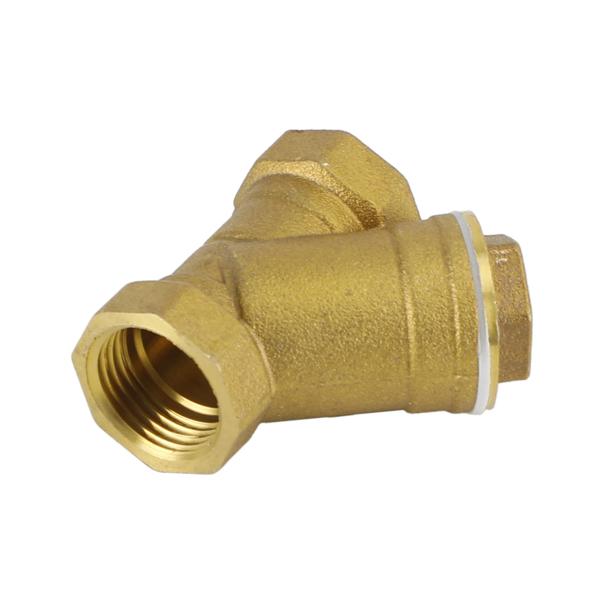 1/2" Female NPT Brass Y Strainer For Fire Alarm Lines and Plumbing