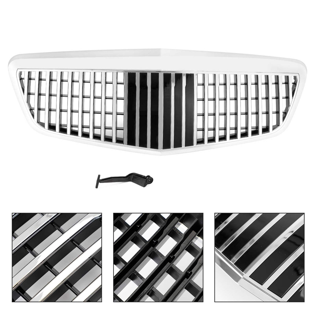 Front Bumper Upper Grill Grille Fit Mercedes Benz S-Class W221 S550 S600 S63 S65