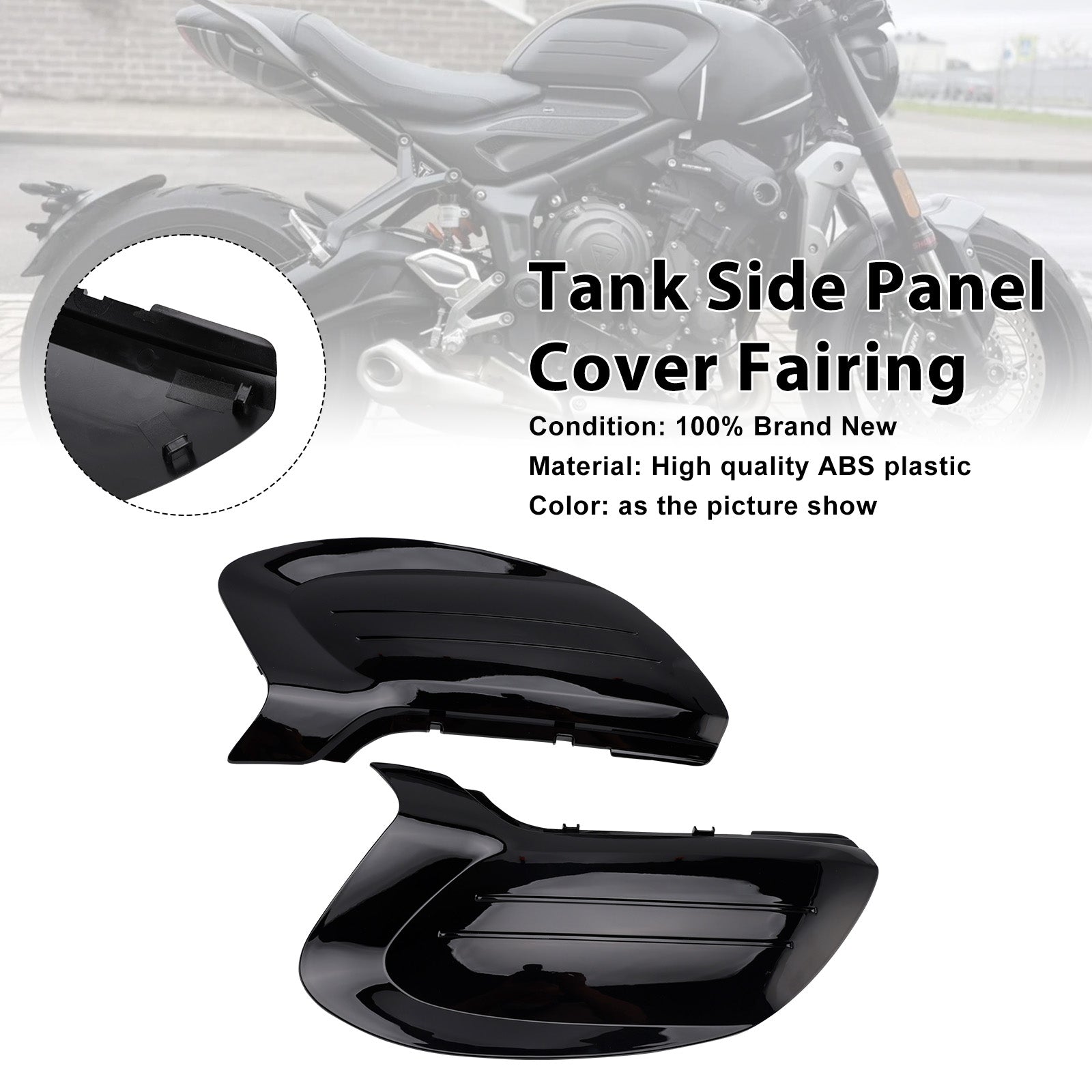 2022-2025 For Trident 660 Tank Side Cover Panel Fairing
