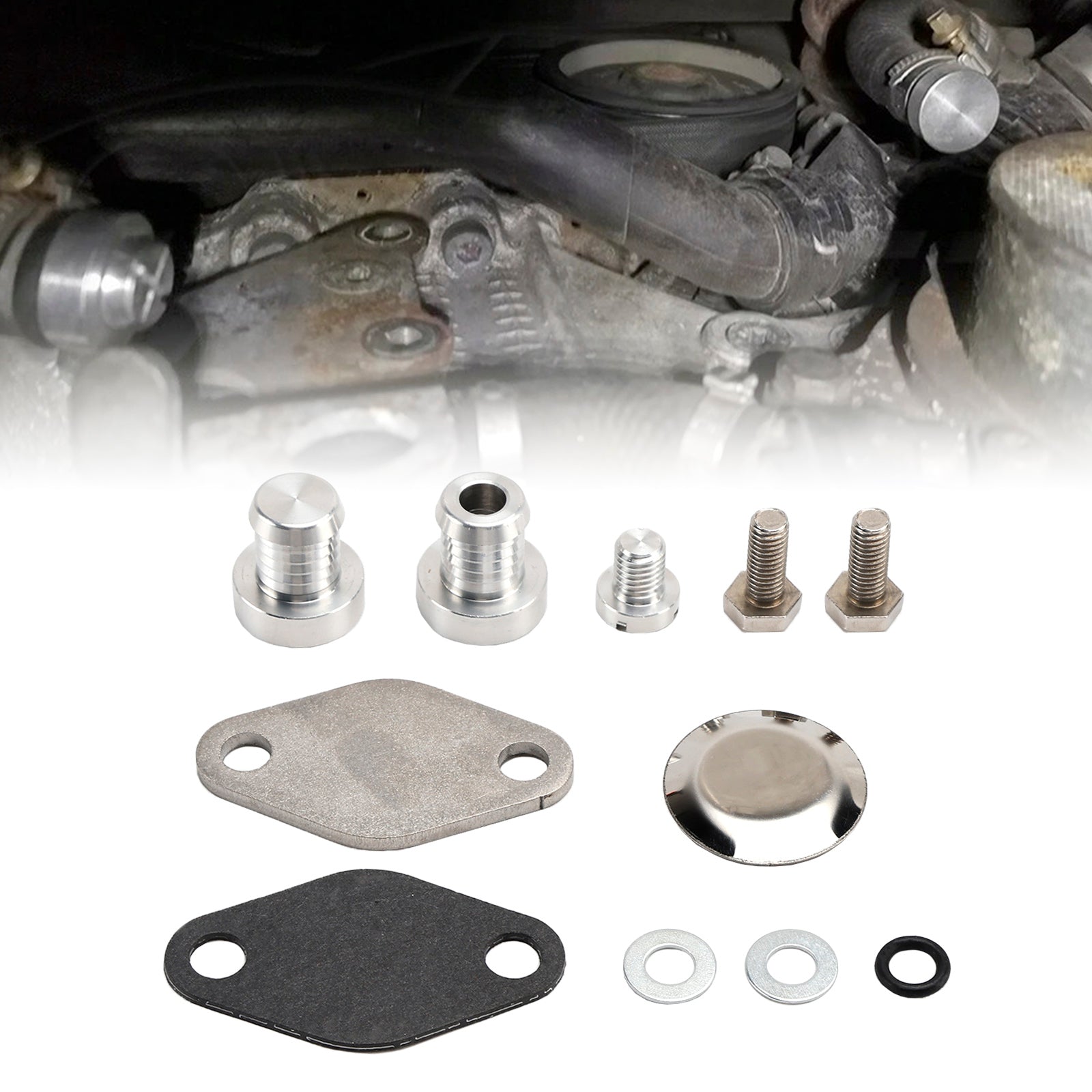 06.1998-04.2003 BMW 3' E46 330d, M57, M47N2 2.0, 3.0 EGR Radiator Plug Generic