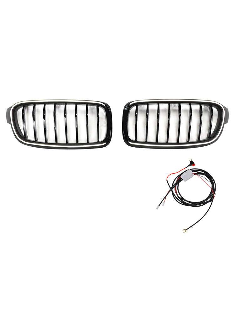 2012-2019 BMW 3-Series F31 Touring Gloss Black Front Kidney Grille Grill 51137263481 51137255412