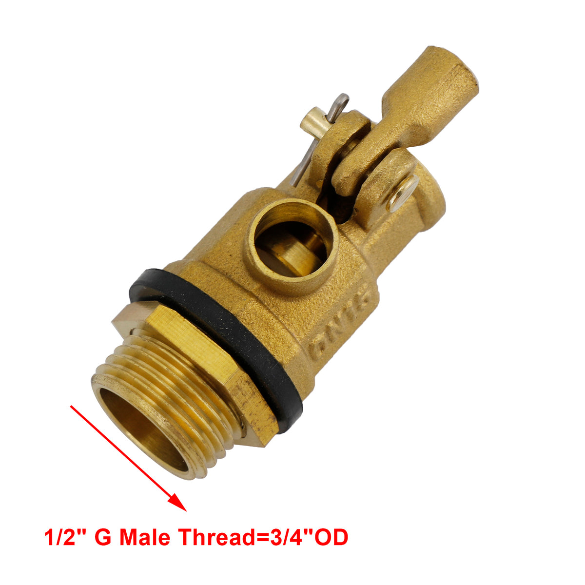 1/2" Male Thread Float Ball Valve Floating Ball Stainless Steel Water Sensor