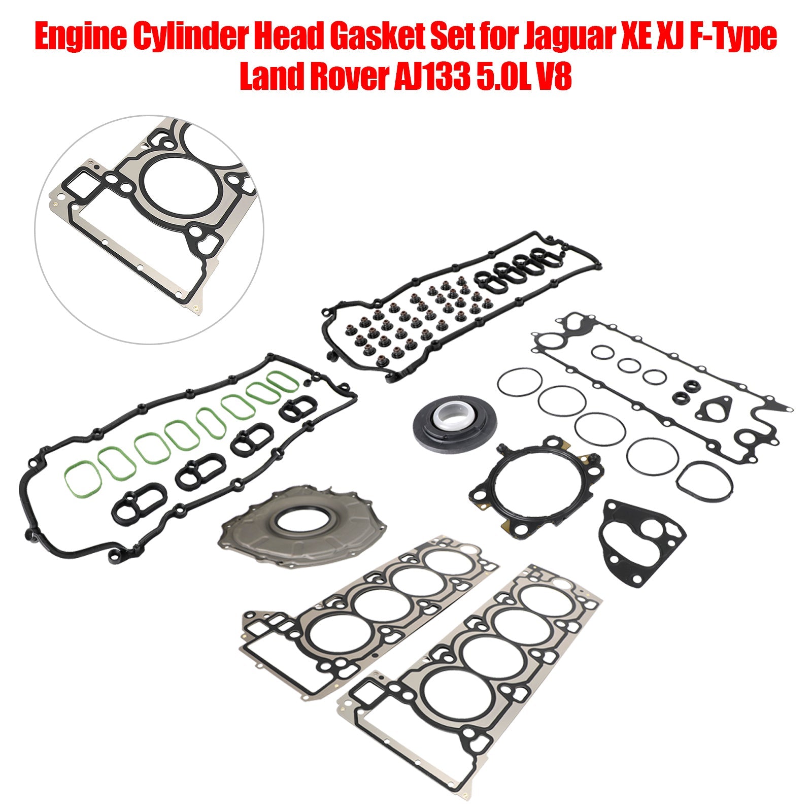 2015-2019 Land Rover DISCOVERY Sport 5.0T 508PS Engine Cylinder Head Gasket Set