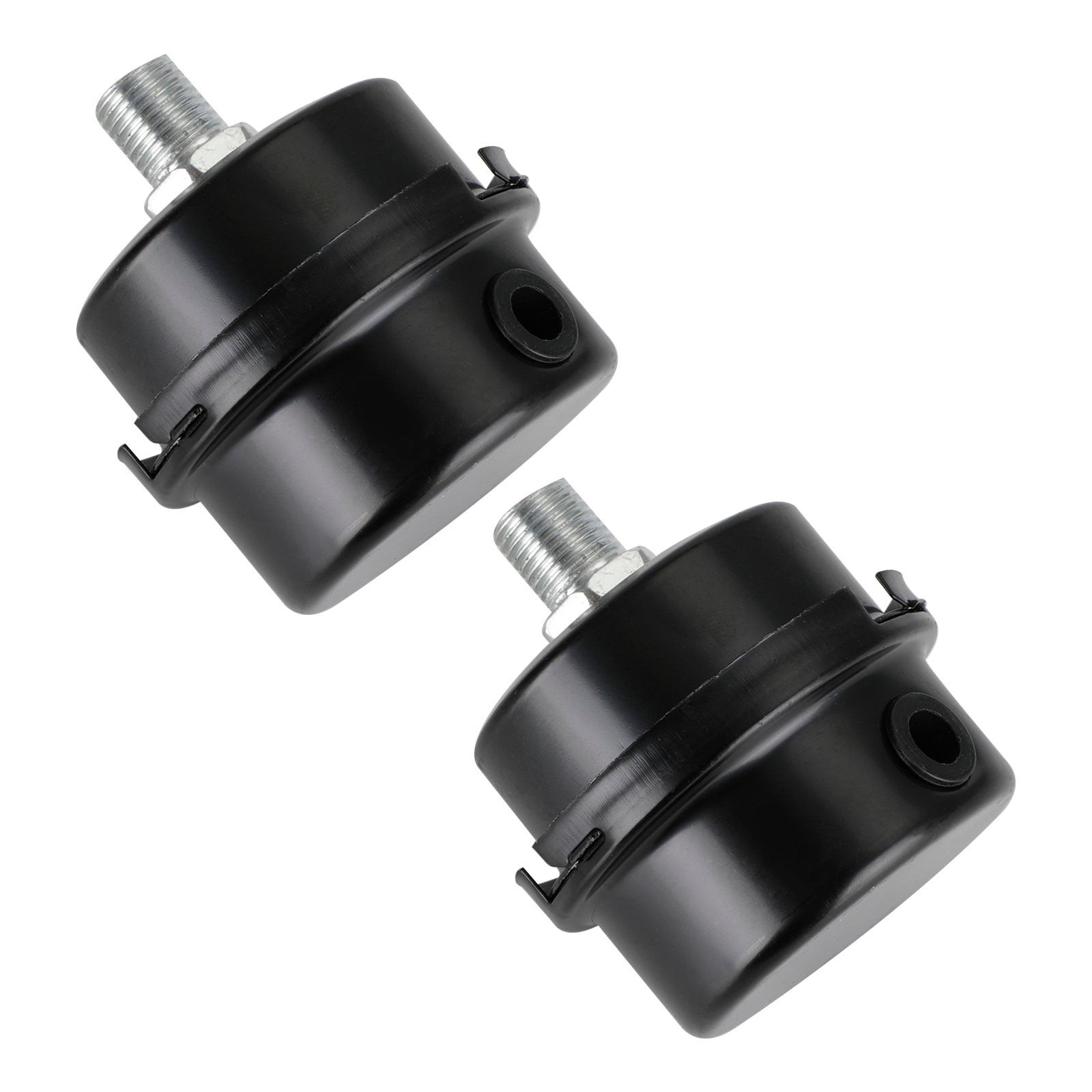 2x Filter Metal Air Compressor Intake Filter Noise Muffler Silencer 13/16/20mm