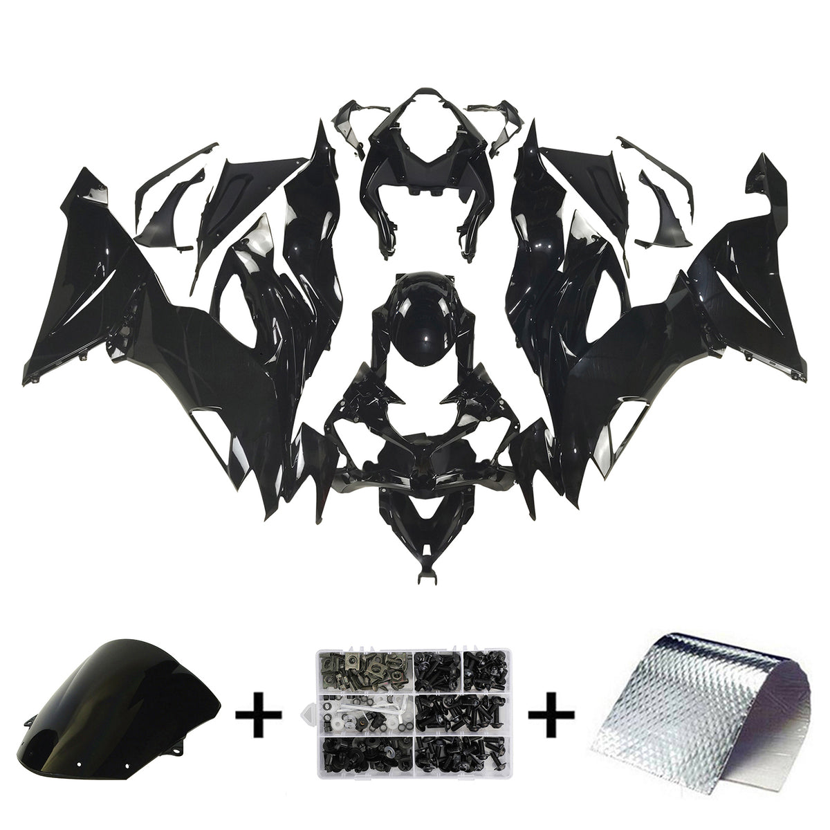 2019-2023 Kawasaki ZX6R Injection Fairing Kit Bodywork Plastic ABS Generic