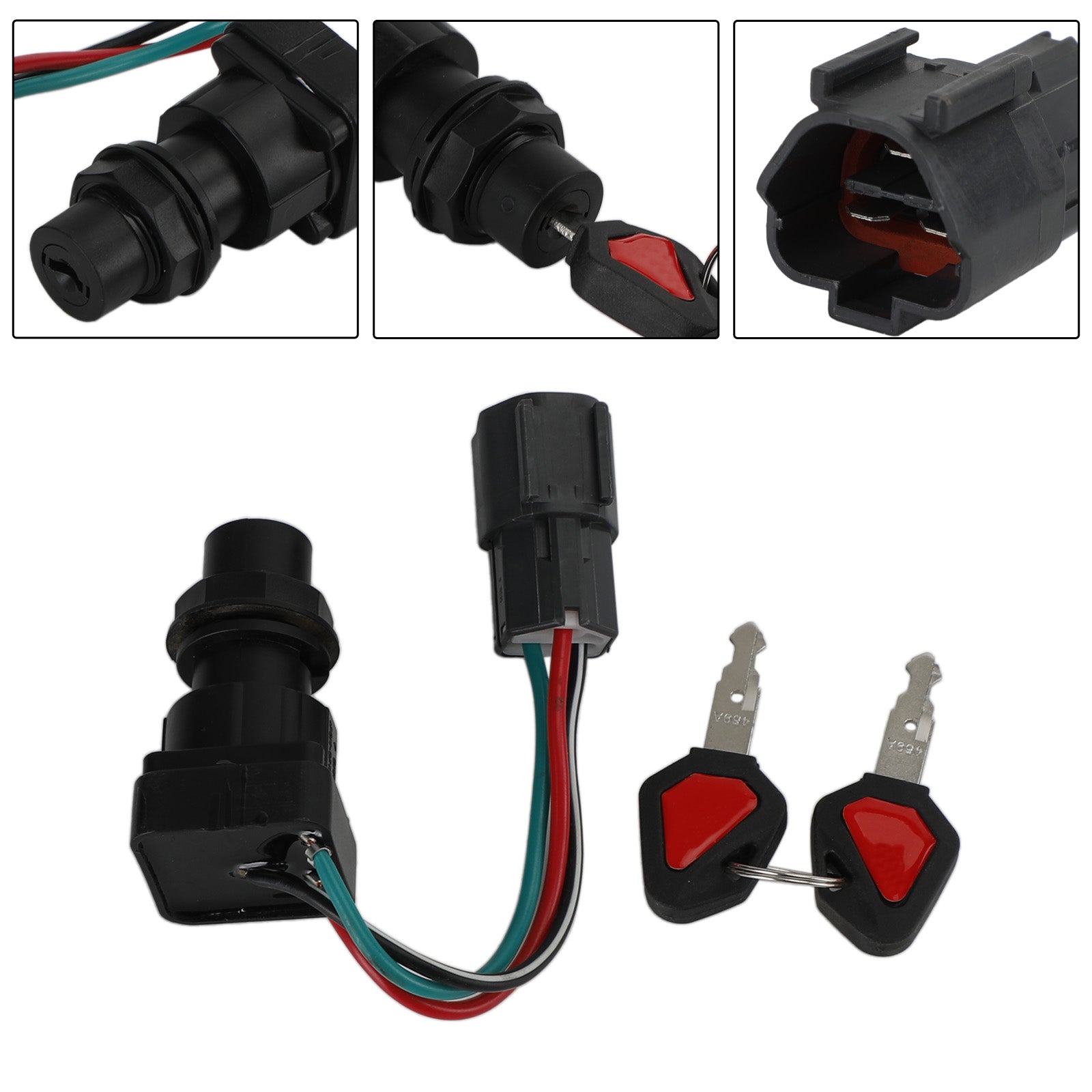 Starter Ignition Switch RC461-53962 For Kubota KX018 KX057 SVL75 SVL75C U27 U35