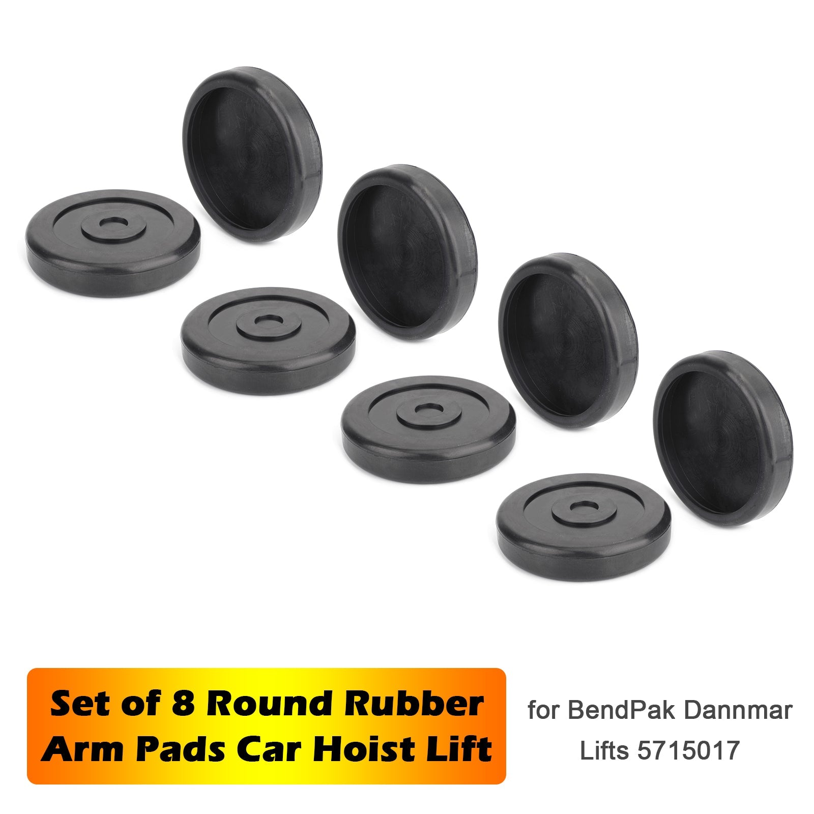 Set of 8 Round Rubber Arm Pads Car Hoist Lift for BendPak Dannmar Lifts 5715017
